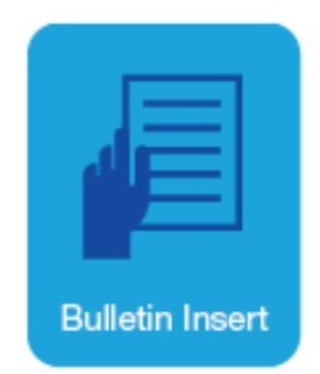 Bulletin Insert