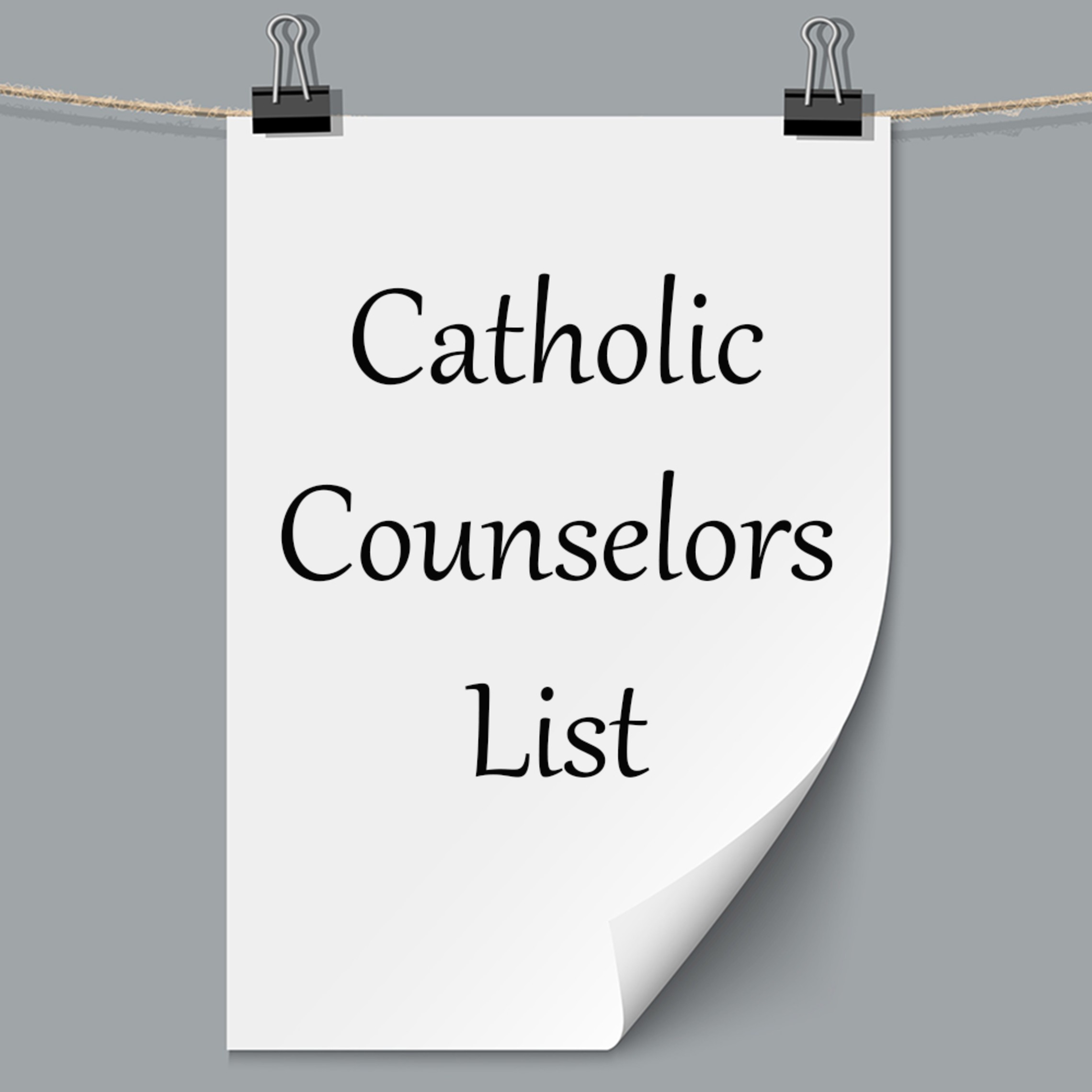 Catholic Counselors List
