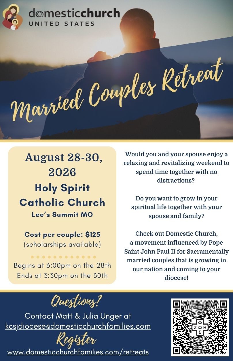 Evangelization Retreat Kc Holy Spirit Aug 2026 5.5x8.5 Dc Flyer For Church
